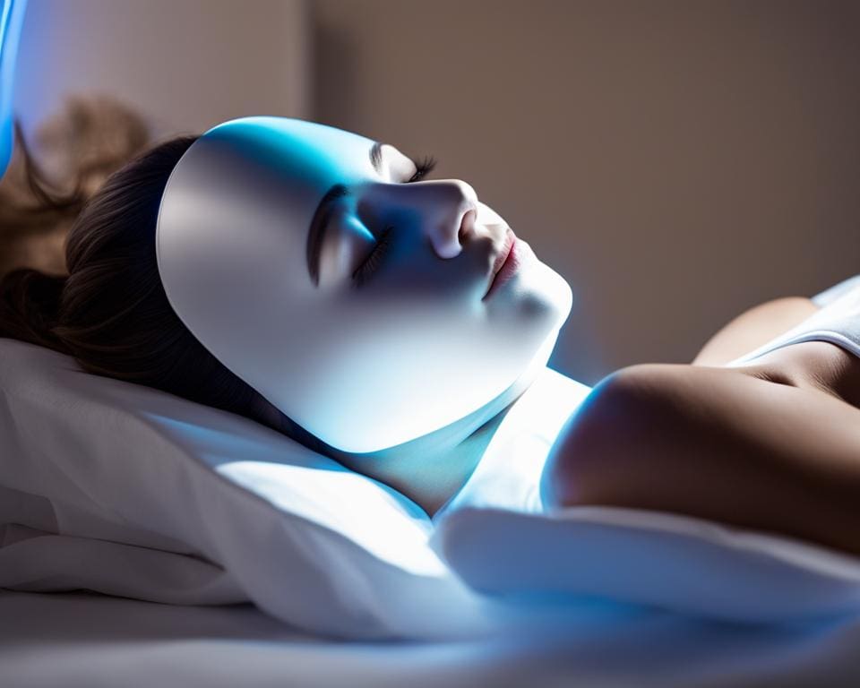 resultaten LED-lichttherapie masker