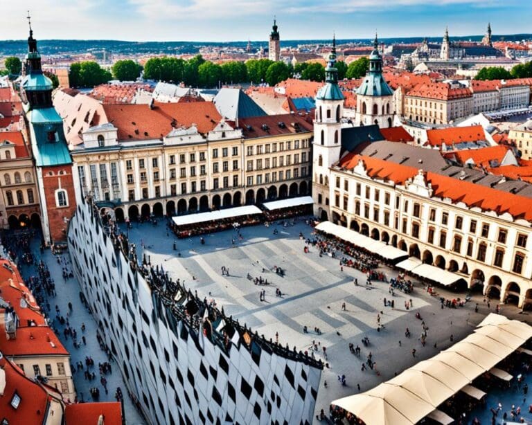 Oude stad Krakau verkennen, Polen