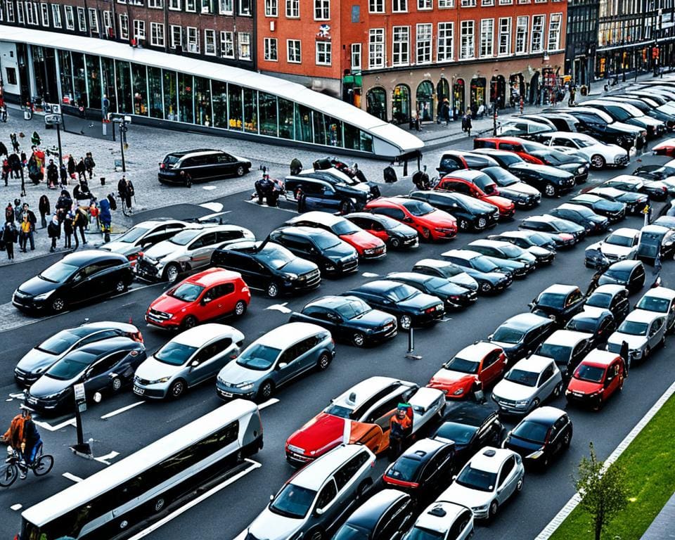 parkeerplaatsen Kopenhagen