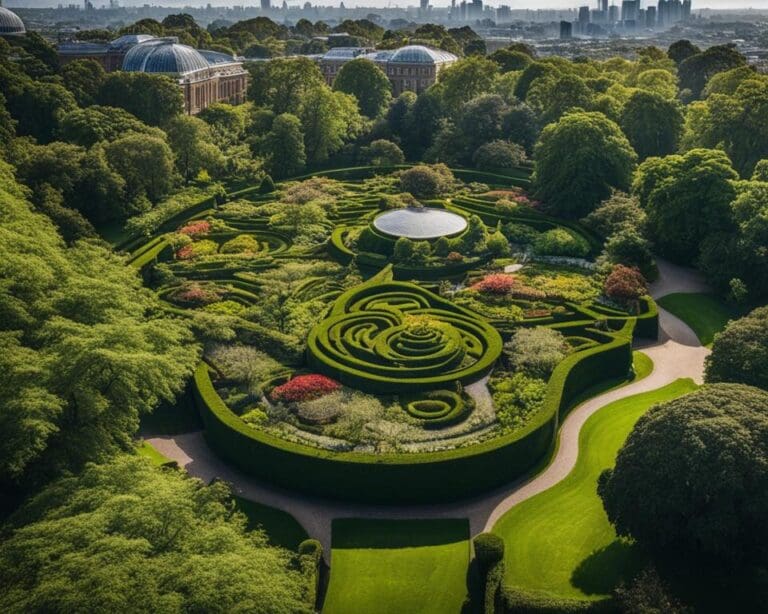 Dwaal door de Koninklijke Botanische Tuinen in Kew, Londen, VK.
