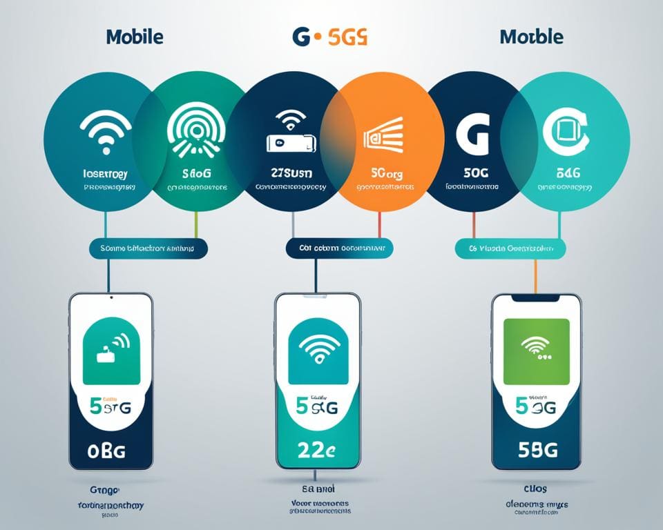 5G technologie en mobiele netwerk evolutie