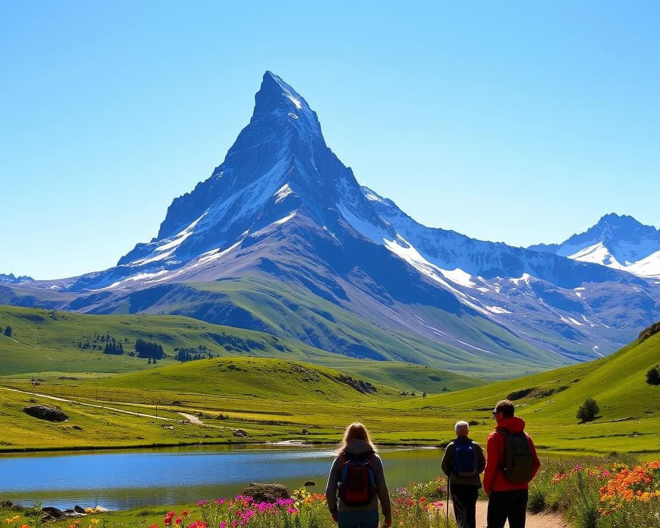 Majestueuze schoonheid van de Matterhorn