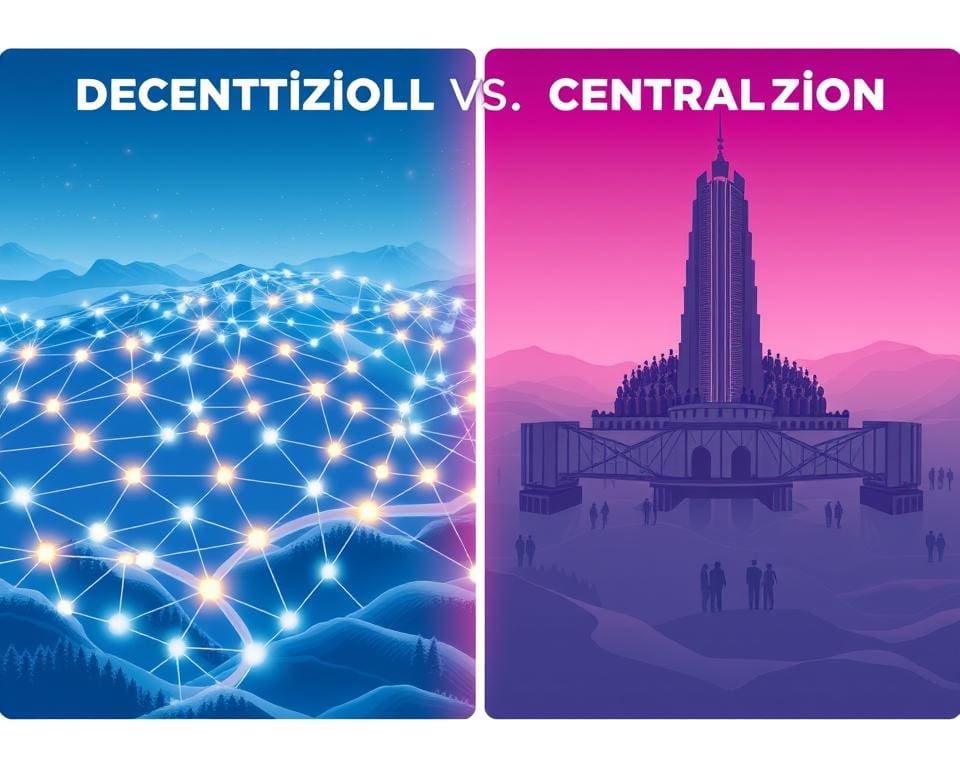 decentralisatie vs centralisatie