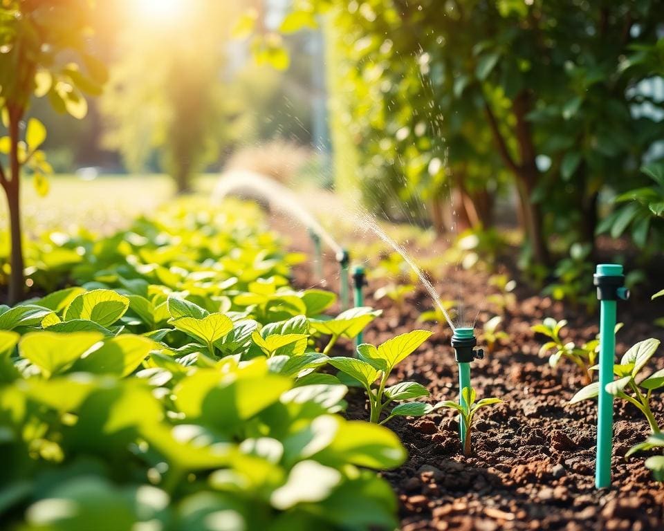 efficiënt waterverbruik in de tuin