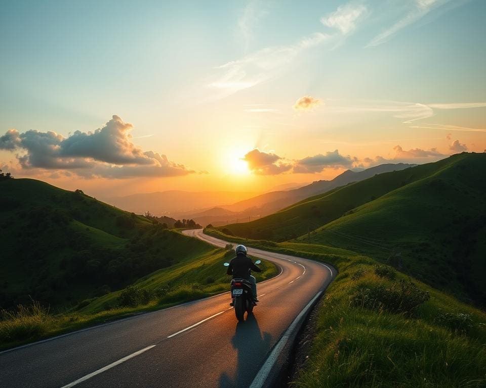 motorrijden en stress verminderen