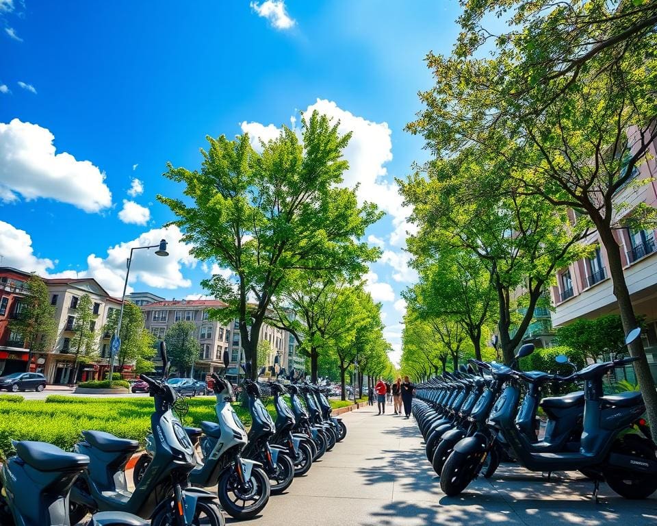 Elektrische scooters voor groene mobiliteit